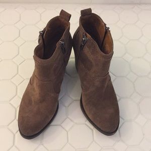 Lucky Brand suede booties